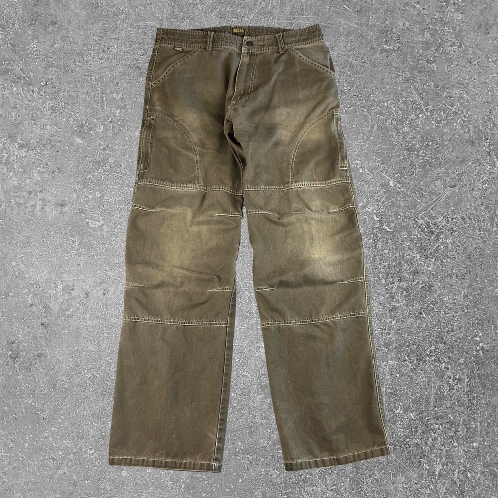 Kuhl Crag Series Pants Mens 34x32 Fit Brown Canvas Workwear Utility Gorpcore